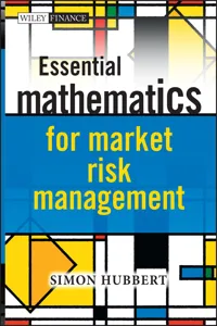Essential Mathematics for Market Risk Management_cover