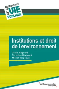 Institutions et droit de l'environnement_cover