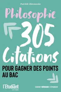 Philosophie - 305 citations pour gagner des points au bac_cover