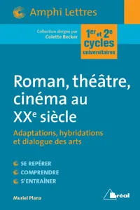 Roman, théâtre, cinéma au XXe siècle_cover