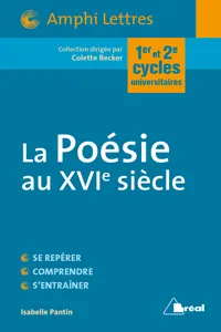 La Poésie au XVIe siècle_cover