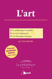 L'art - Programme agrégation interne 2018-2019_cover