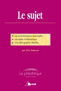 Le sujet_cover