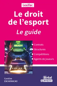 Le droit de l'esport : Le guide_cover