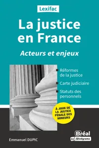 La justice en France : Acteurs et enjeux_cover