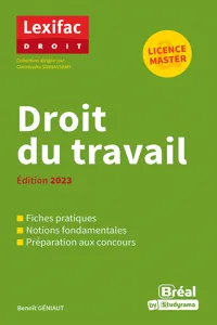 Droit du travail - Licence, Master - Édition 2023_cover