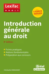 Introduction générale au droit - Licence, Master_cover