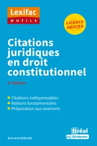 Citations juridiques en droit constitutionnel - Licence, Master_cover