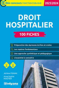 Droit hospitalier - 100 fiches - Catégories A et B – Concours 2023-2024_cover