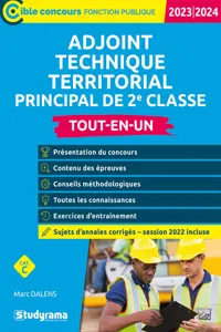 Adjoint technique territorial principal de 2e classe - Tout-en-un - Catégorie C - Concours 2023-2024_cover