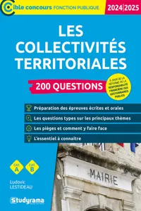 Les collectivités territoriales : 200 questions - Catégories A et B - Édition 2024-2025_cover