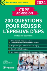 CRPE - Admission - 200 questions pour réussir l'épreuve d'EPS : Professeur des écoles - Concours 2024_cover