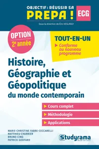 Histoire, géographie et géopolitique du monde contemporain - Tout-en-un - Option 2e année ECG_cover