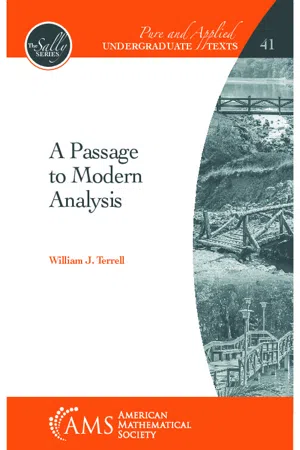 A Passage to Modern Analysis