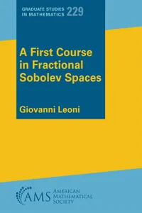 A First Course in Fractional Sobolev Spaces_cover