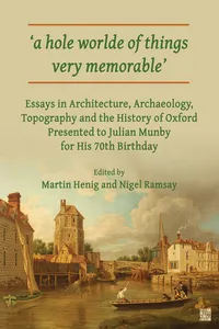 'a hole worlde of things very memorable'_cover