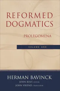 Reformed Dogmatics : Volume 1_cover