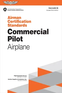 Airman Certification Standards: Commercial Pilot - Airplane (2024)_cover