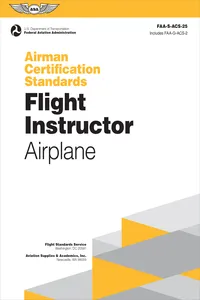 Airman Certification Standards: Flight Instructor - Airplane (2024)_cover