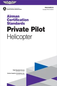 Airman Certification Standards: Private Pilot - Helicopter (2024)_cover