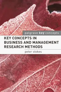 Key Concepts in Business and Management Research Methods_cover