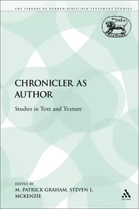 The Chronicler as Author_cover