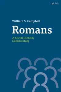 Romans: A Social Identity Commentary_cover