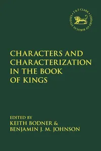 Characters and Characterization in the Book of Kings_cover