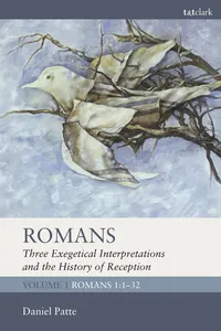 Romans: Three Exegetical Interpretations and the History of Reception_cover
