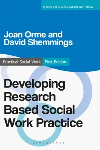 Developing Research Based Social Work Practice_cover