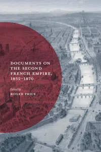 Documents on the Second French Empire, 1852-1870_cover