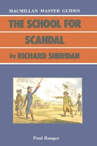 The School for Scandal by Richard Sheridan_cover