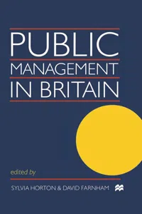 Public Management in Britain_cover