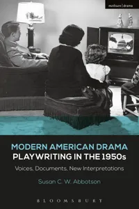 Modern American Drama: Playwriting in the 1950s_cover