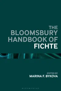 The Bloomsbury Handbook of Fichte_cover