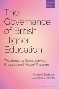 The Governance of British Higher Education_cover