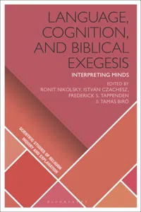 Language, Cognition, and Biblical Exegesis_cover