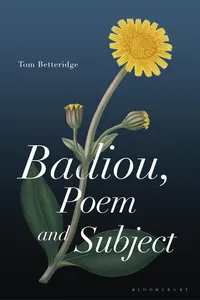 Badiou, Poem and Subject_cover
