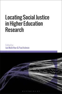 Locating Social Justice in Higher Education Research_cover