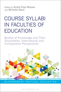 Course Syllabi in Faculties of Education_cover