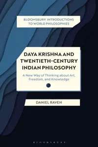 Daya Krishna and Twentieth-Century Indian Philosophy_cover