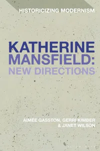 Katherine Mansfield: New Directions_cover