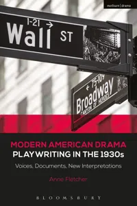 Modern American Drama: Playwriting in the 1930s_cover