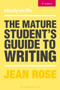 The Mature Student's Guide to Writing_cover