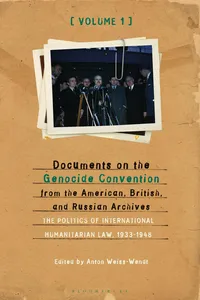 Documents on the Genocide Convention from the American, British, and Russian Archives_cover