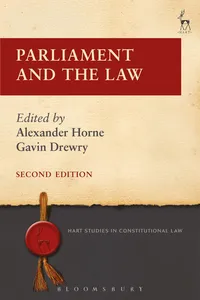 Parliament and the Law_cover