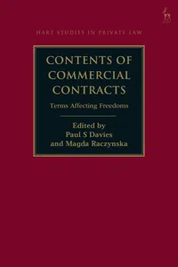 Contents of Commercial Contracts_cover
