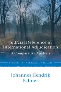 Judicial Deference in International Adjudication_cover