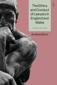 The Ethics and Conduct of Lawyers in England and Wales_cover