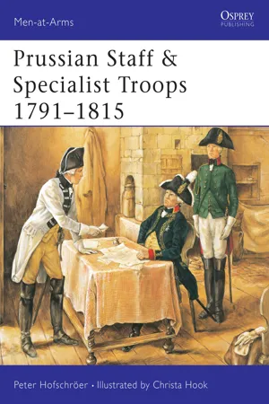 Prussian Staff & Specialist Troops 1791–1815